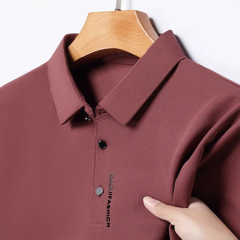 Minimal Cotton Polo Shirt