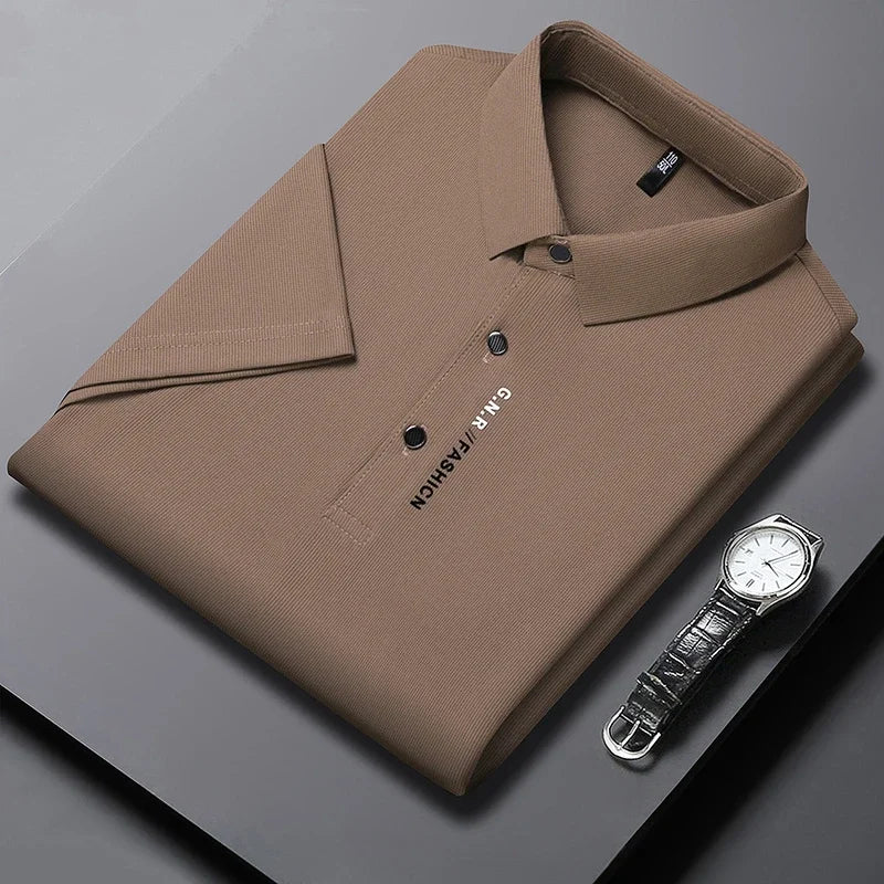 Minimal Cotton Polo Shirt
